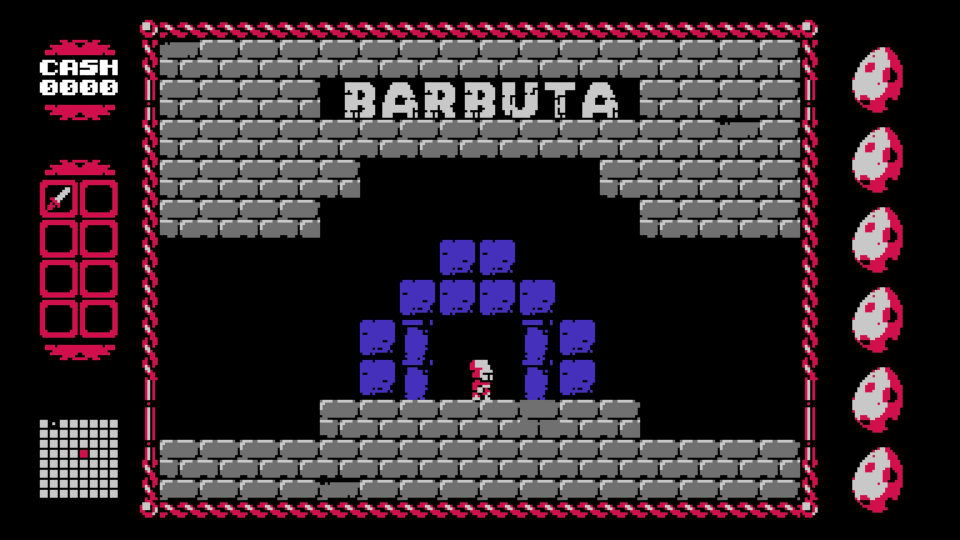 The first screen of Barbuta.