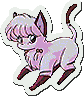 The character Shampoo from Ranma 1/2 in cat form.